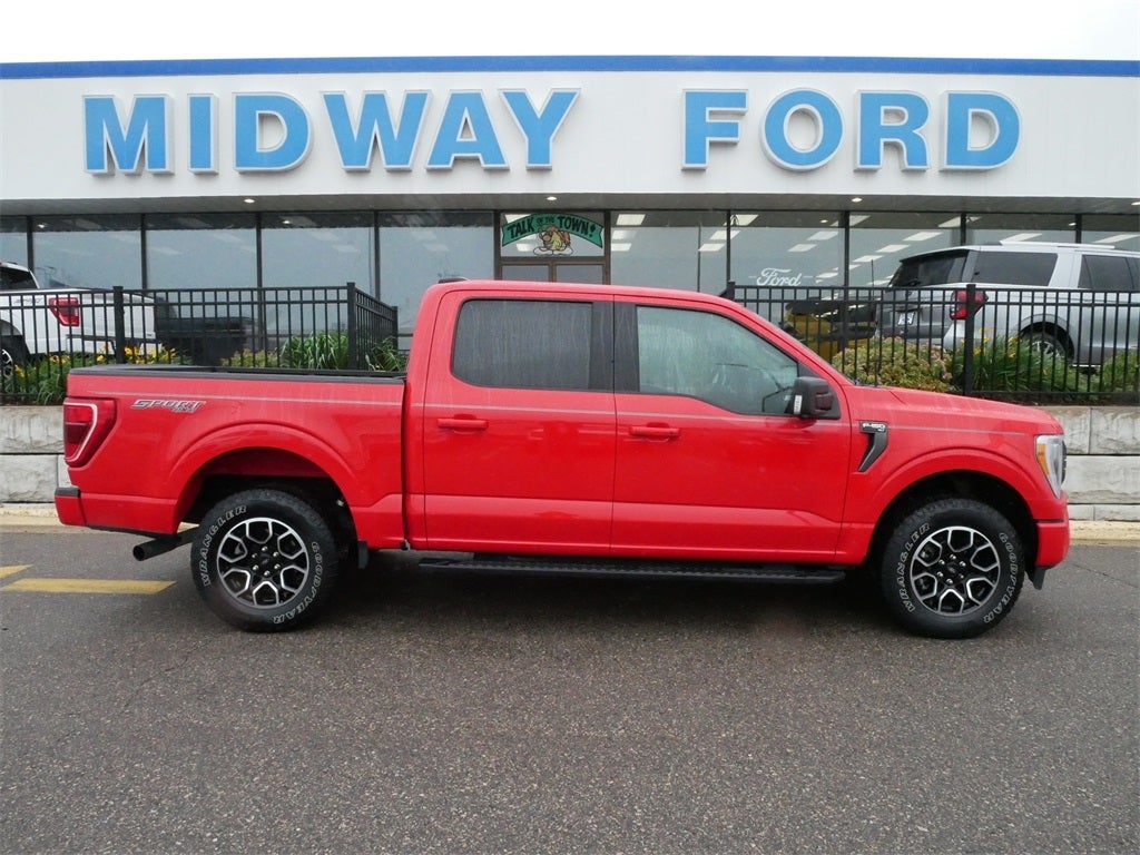 Used 2021 Ford F-150 XLT with VIN 1FTEW1EP9MKE22892 for sale in Roseville, Minnesota